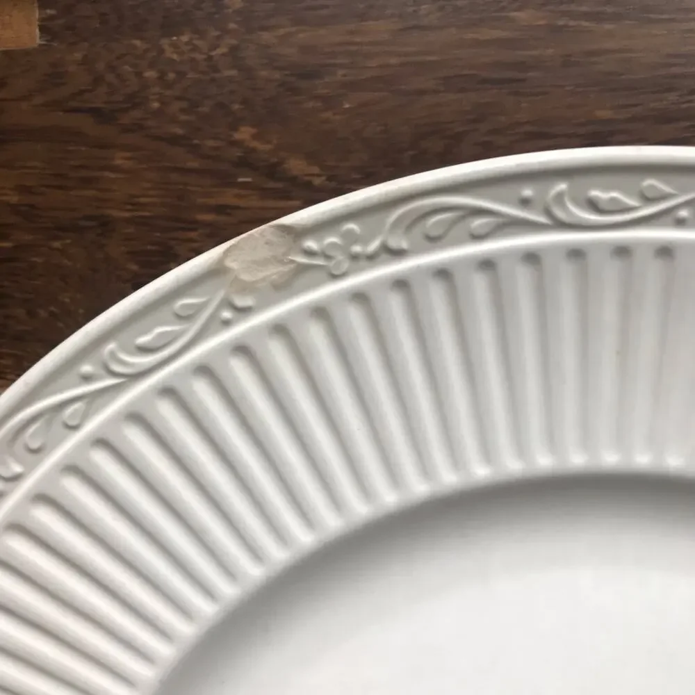 Mikasa Italian Countryside Dinner White Plates Set of 2 Y2K